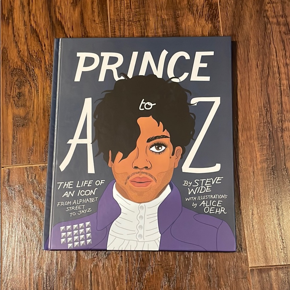 Prince A to Z Hardback Book 80s 90s MTV Purple Rain 1999 Graffiti Bridge Kiss